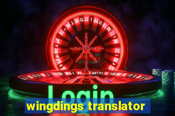 wingdings translator